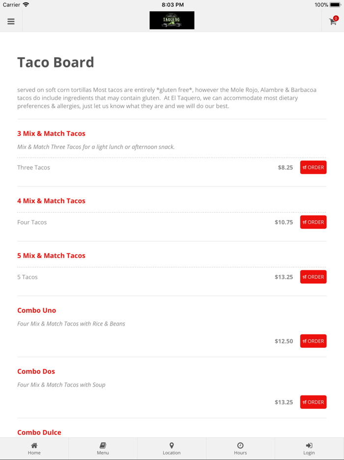 El Taquero The Taco Maker