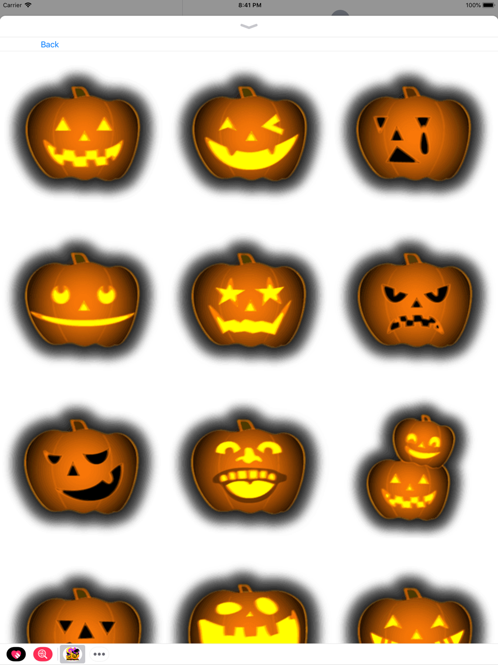 Halloween Pumpkin Sticker by Formlotse for iOS & Android