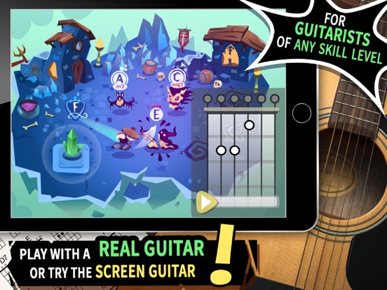 Screenshot #4 pour Slashy Chords: Guitar Warriors