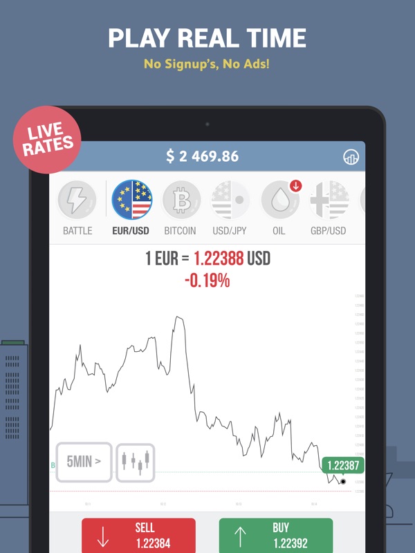 online trading game app
