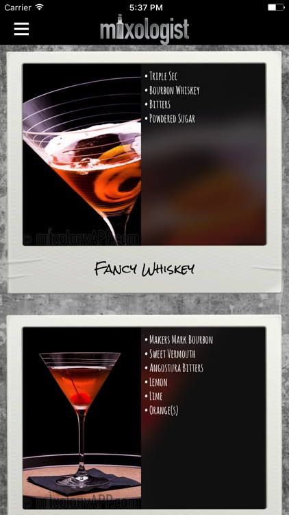 Mixologist™ Drink & Cocktail Recipes