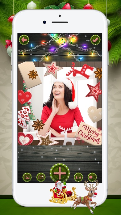 Christmas Photo Frames Studio screenshot 2