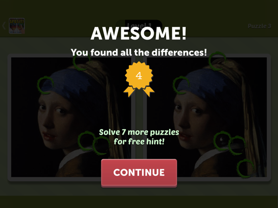 Guess the Difference? Spot It! iPad screenshot 4 - Games app