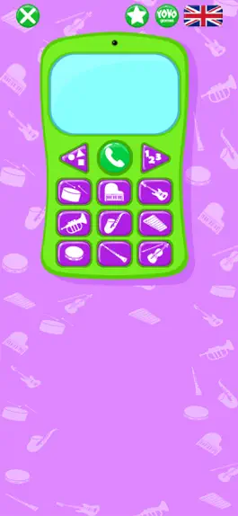 Game screenshot Детский телефон !!! mod apk