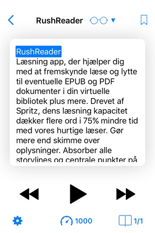 Reading with RushReader screenshot 4