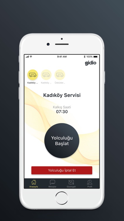 gidio - Sürücü Uygulaması
