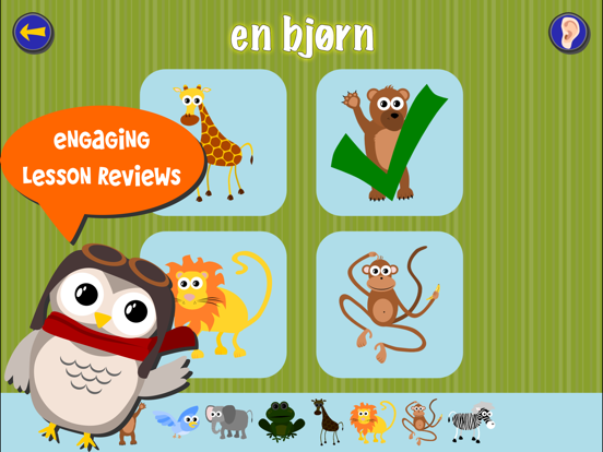 Gus on the Go: Danish iPad screenshot 1 - Education app