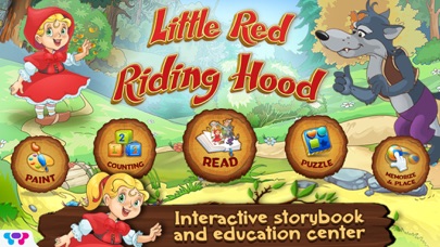 Screenshot #1 pour Little Red Riding Hood Toybook
