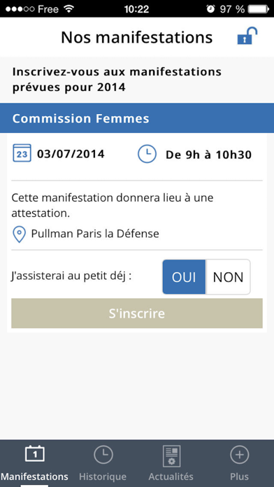 CRCC Versailles et du Centre Screenshot