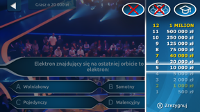 Milionerzy Quiz screenshot
