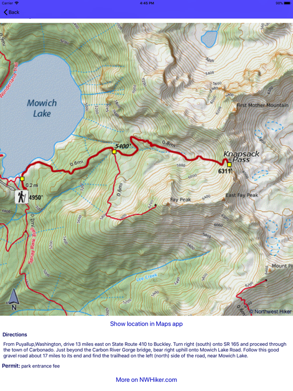 Screenshot #5 for NWHiker