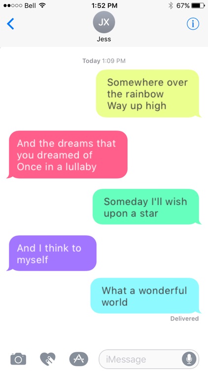 Message Makeover for iMessage - Colorful Bubbles screenshot-3