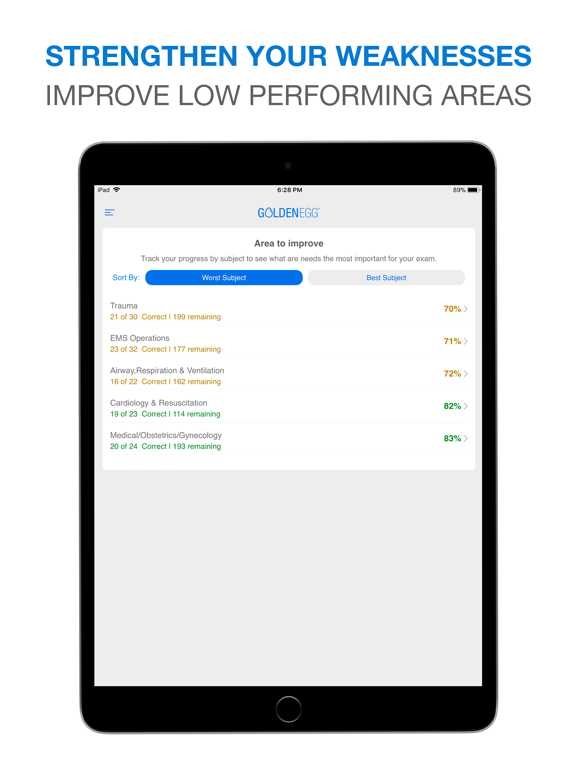 EMT Practice Test Pro iPad screenshot 5 - Education app