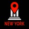 New York travel guide Monument - offline map