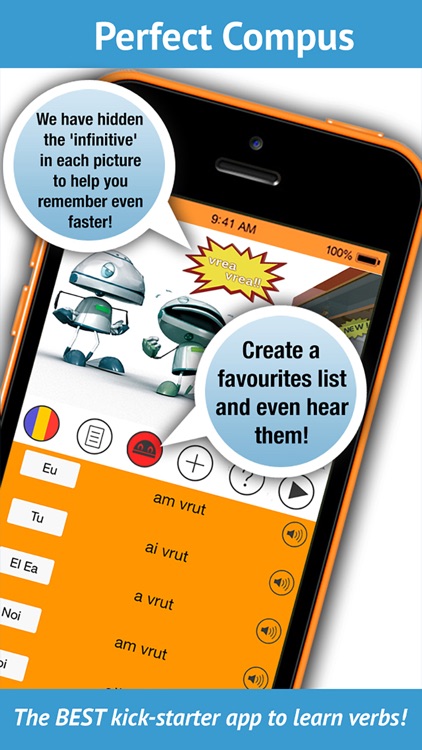 Romanian Verbs - LearnBots screenshot-4