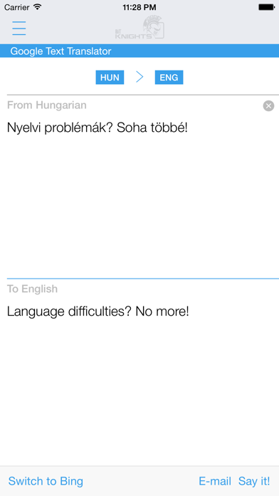 Hungarian English Dictionary and Translator (Magyar - angol szótár) Screenshot 3
