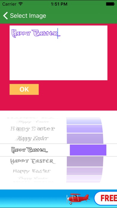 Screenshot #2 pour New Easter Greeting Card Maker