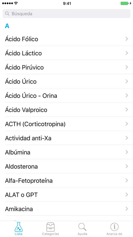 Valores de Referencia screenshot 1 of 4