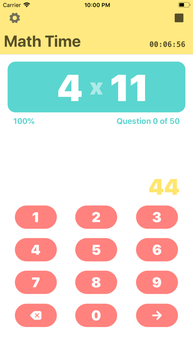 Math Time - Multiplication screenshot 2