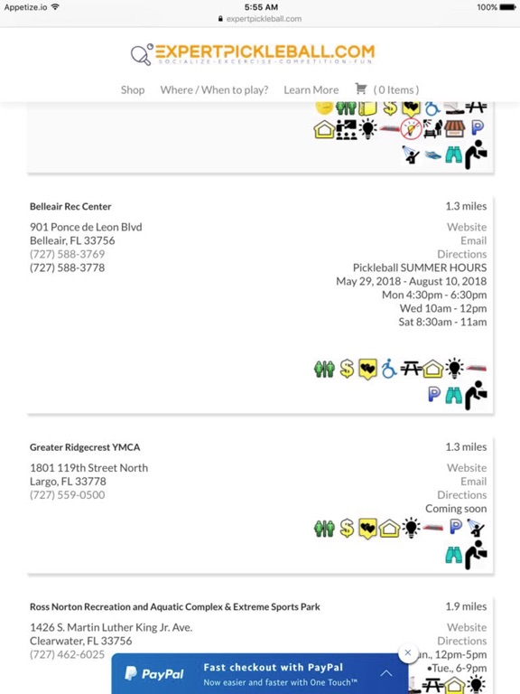 Screenshot #6 pour Pickleball Locator