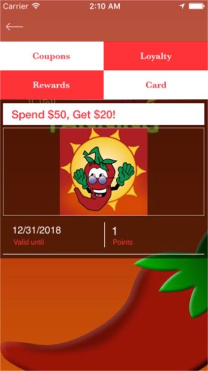 Chili Pepper's Tanning