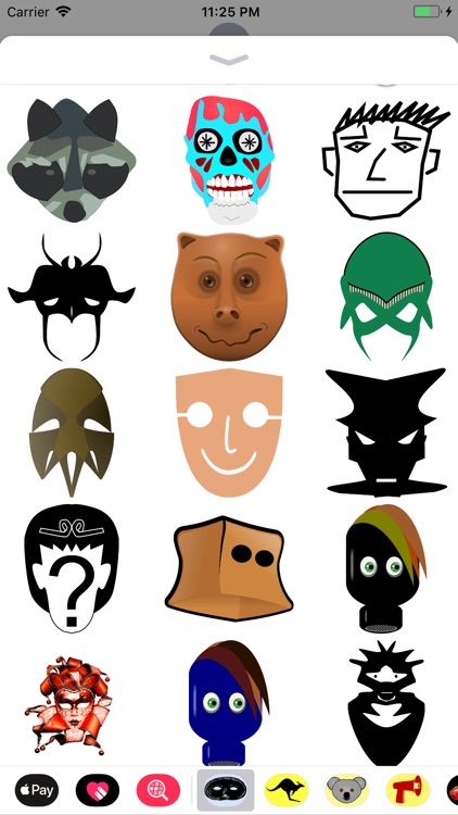 Many Mask Stickers