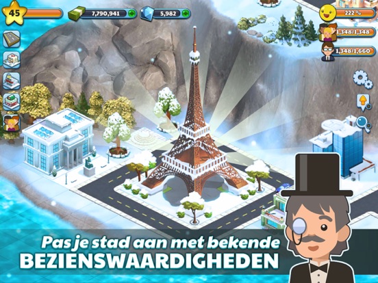 Snow Town - Ice Village World iPad app afbeelding 3