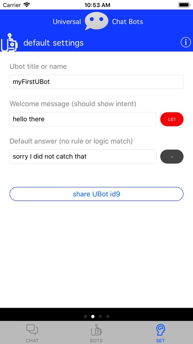 UBots - Universal Chat Bots screenshot 3
