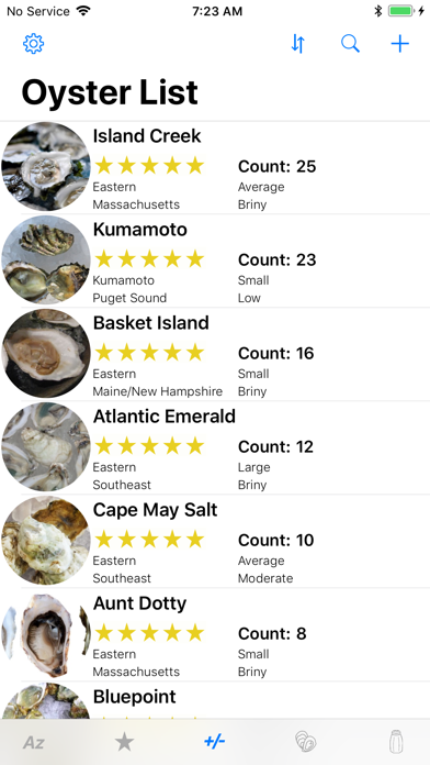 Screenshot #1 pour Track My Oysters