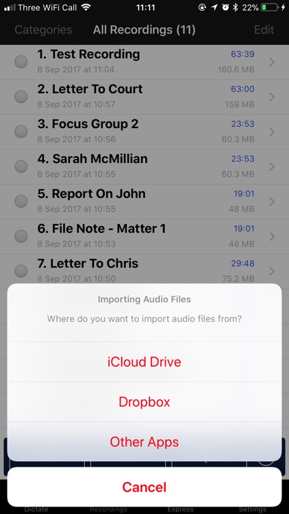 dictate2us Transcription screenshot-3