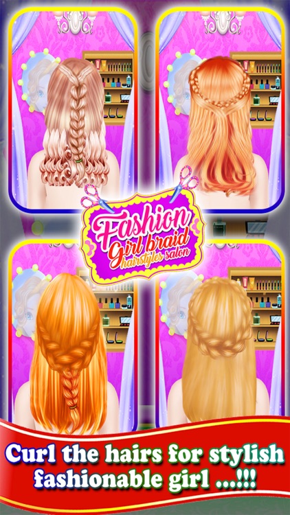 Fashion Girl Braid Hairstyles screenshot-3