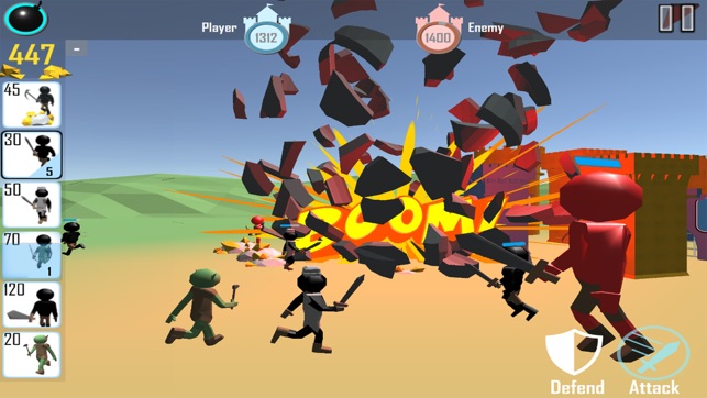 Stickman: Legacy of War 3D Pro(圖2)-速報App