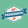 Presidents Day USA Stickers