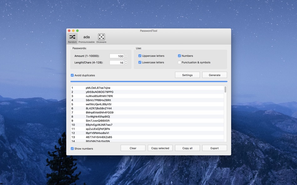 #1. PasswordTool (macOS) 由: Christian Mézes