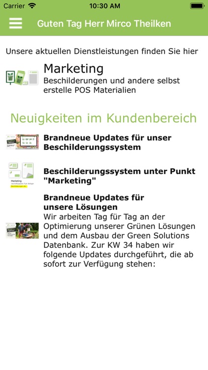 Green Solutions App