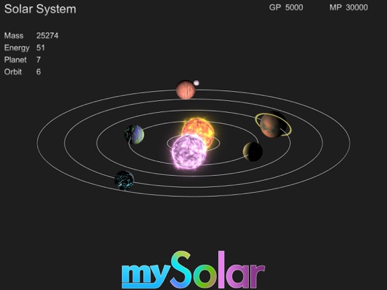 Screenshot #1 for mySolar - Build your Planets