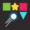 Simply shoot your balls at the blocks to break them, shoot the stars to destroy the shapes