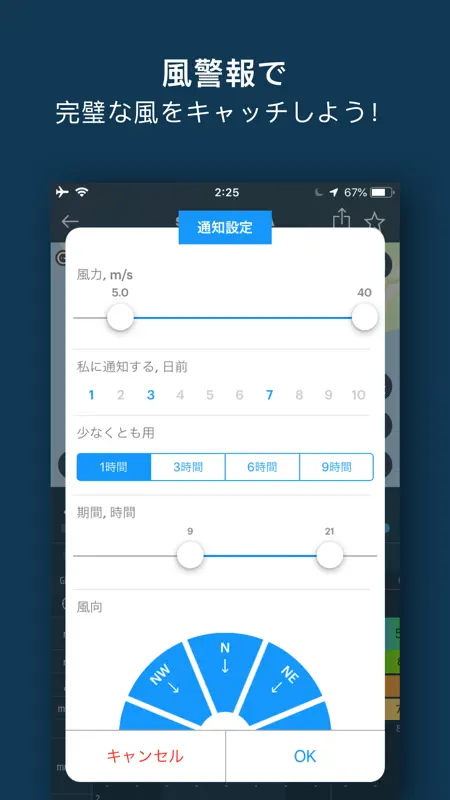 WINDY PRO: 天気予報 - 風、波、潮、嵐 screenshot 5 of 6