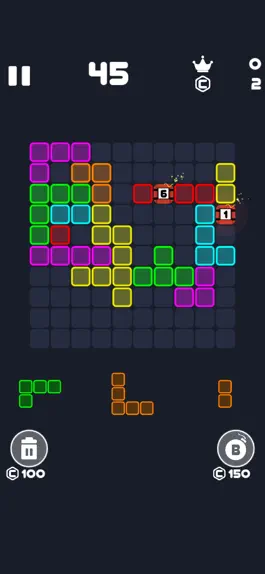 Game screenshot Neon Block Puzzle : Fill Board hack