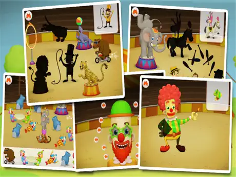 Circo puzzle per bambini gioco