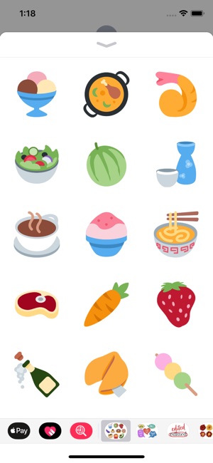 100 Food Stickers(圖3)-速報App