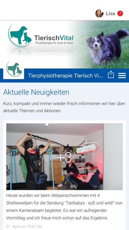 Tierphysiotherapie App