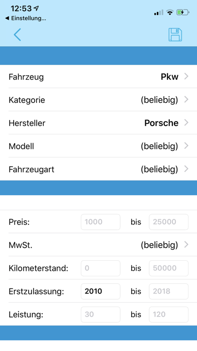 CarDeluxe Autosuchprogramm screenshot 3