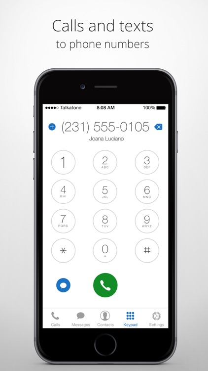 Talkatone: WiFi Text & Calls screenshot-3