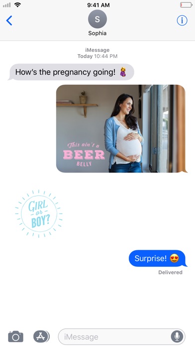 Pregnancy Stickers - Baby Bump screenshot 3