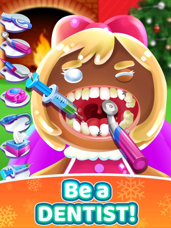 Christmas Dentist Salon Games iPad screenshot 4 - Games app