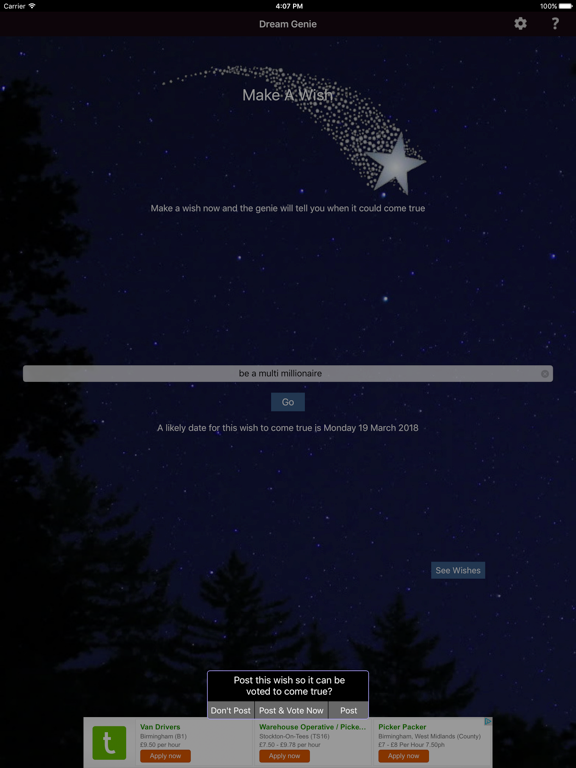 Screenshot #6 pour Make A Wish Come True Genie