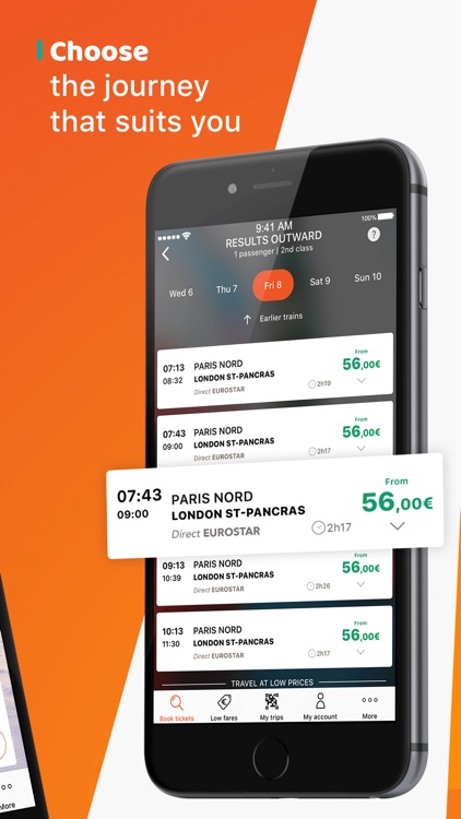 OUI.sncf: Train travel