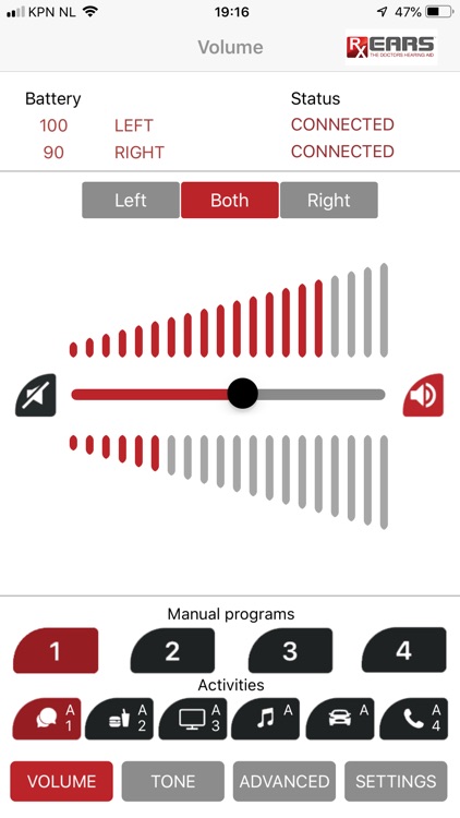 RXEars Remote Control