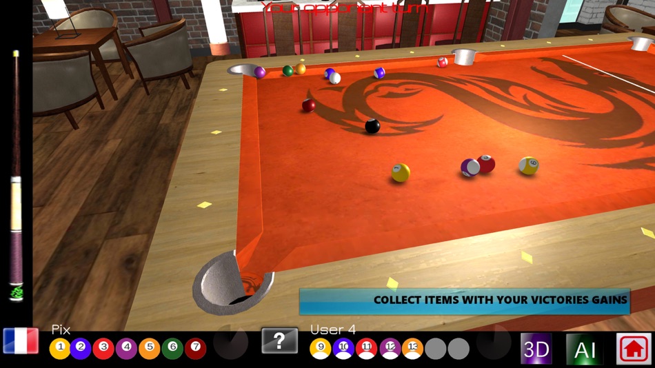 #3. 8 Ball OnLine 3D (iOS) โดย: Pix Arts